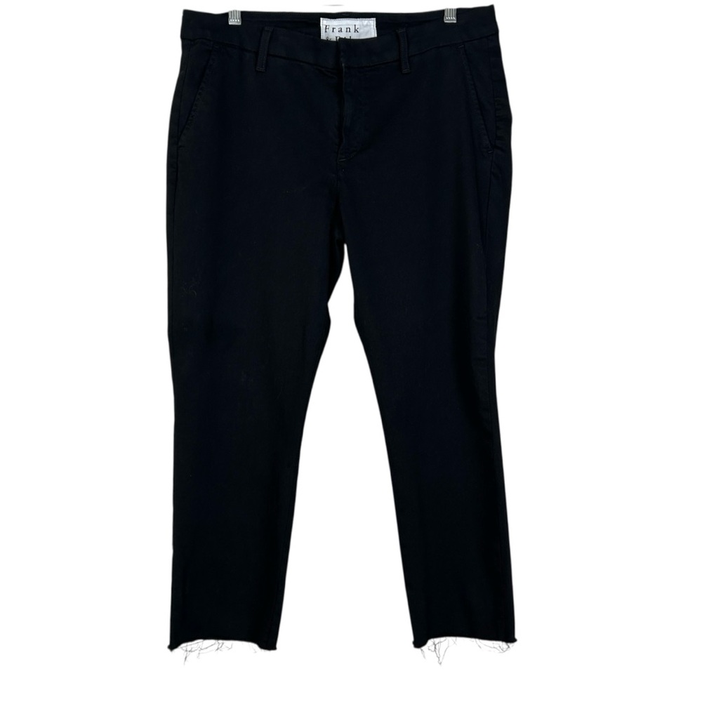 Frank & Eileen Wicklow Black Cropped Pants Size 31